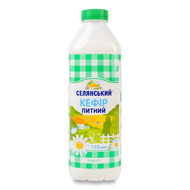 Кефір 1% 850г пет Селянський