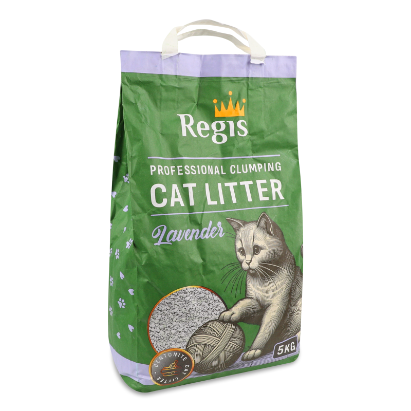 Наповнювач д/котячого туалету Свіжість лаванди бентонітовий 5кг Регіс