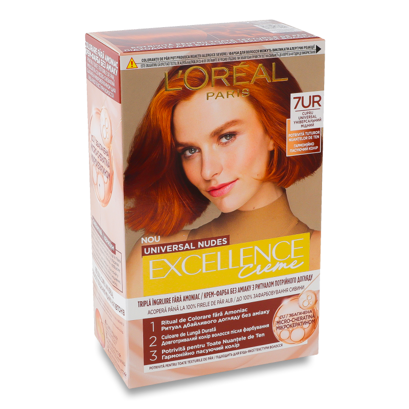 Крем-фарба д/волосся Excellence Creme 7UR мідний L’Oreal