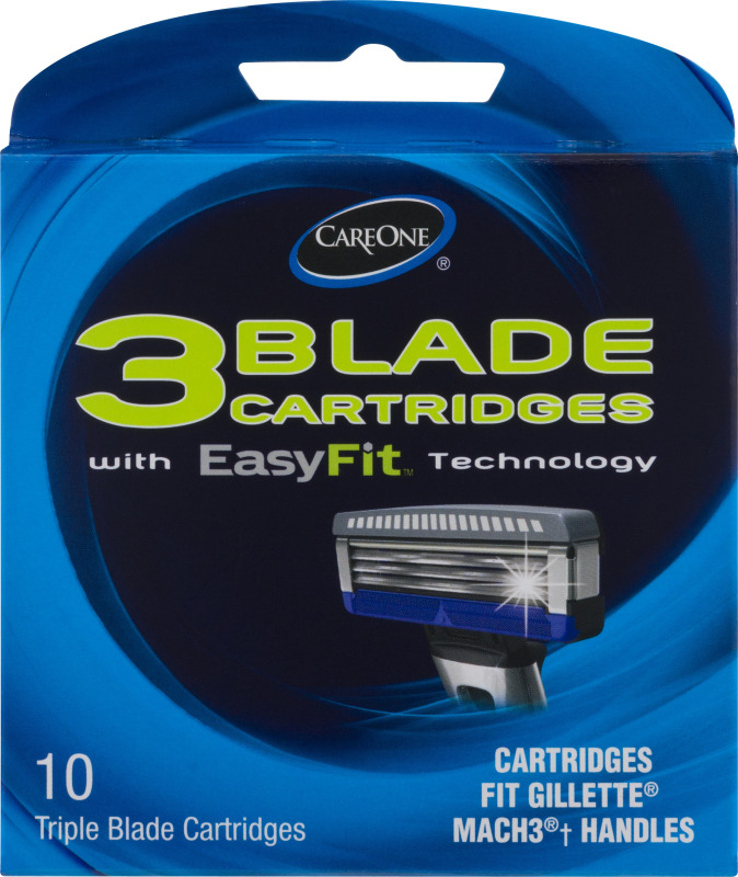 CareOne 3 Blade Cartridges With EasyFit Technology - 10 CT CareOne ...