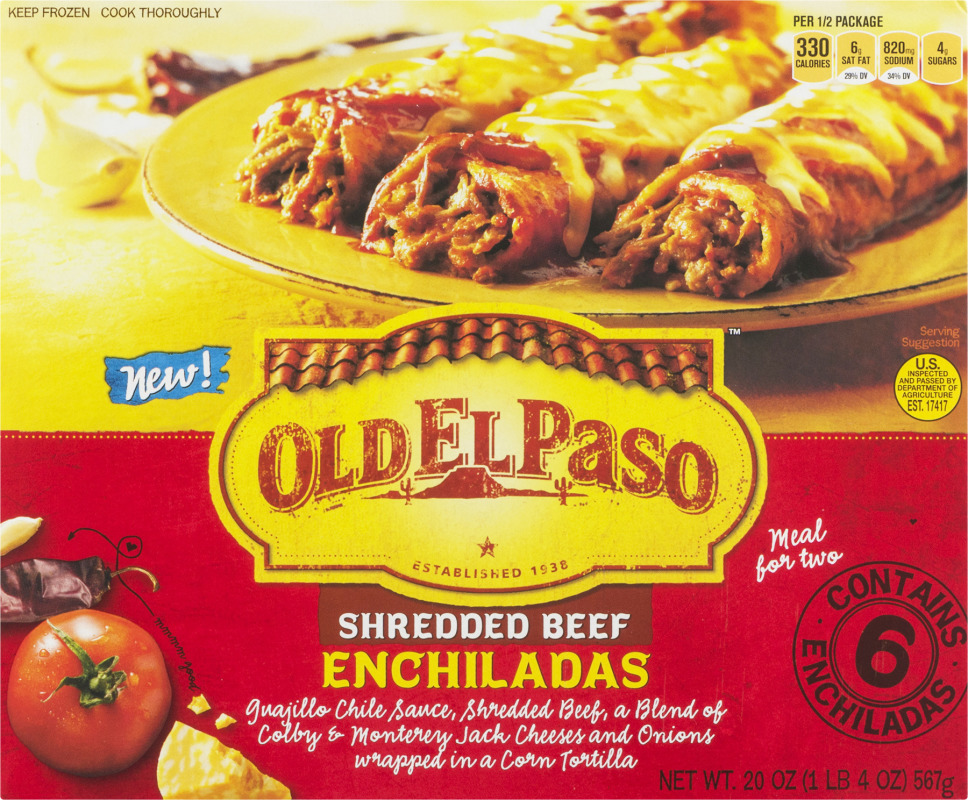 Old El Paso Shredded Beef Enchiladas Old El Paso(20000457628