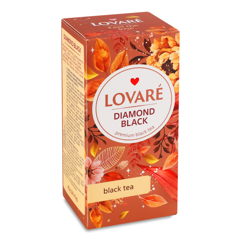 Чай Даймонд Блек чорний 24*2г Ловаре