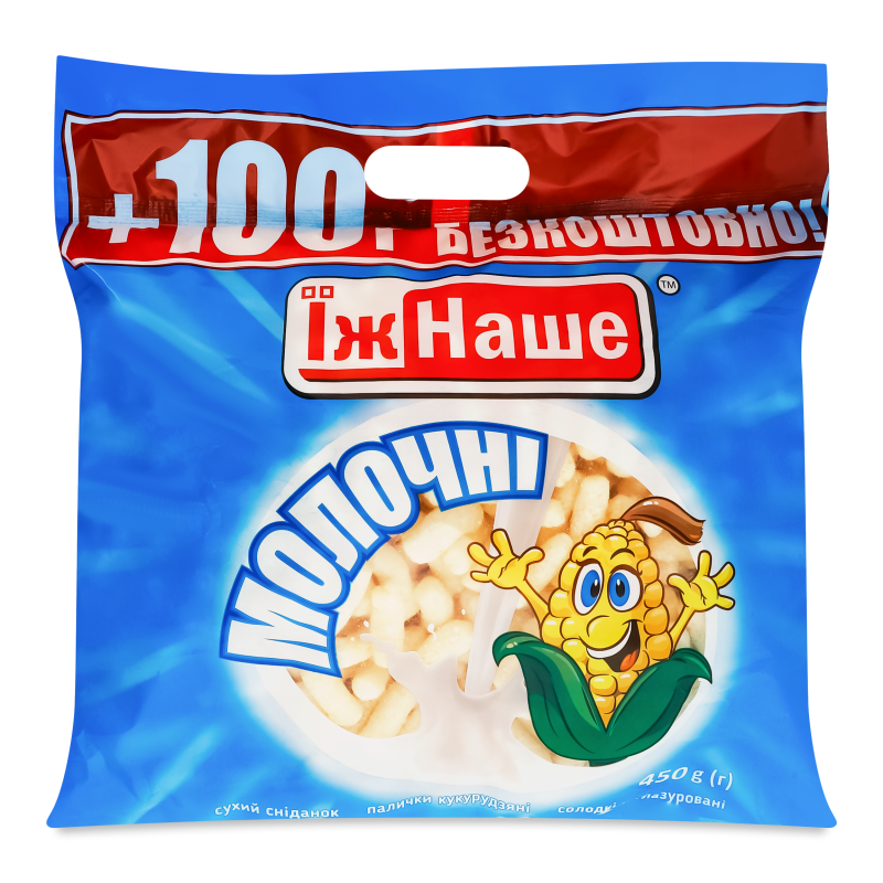 Палички кукурудзяні молочні 450г Їж наше