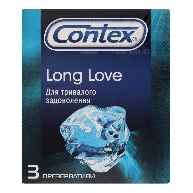 Презерватив Contex Long love 3шт Contex 5060040300107: купить в ...