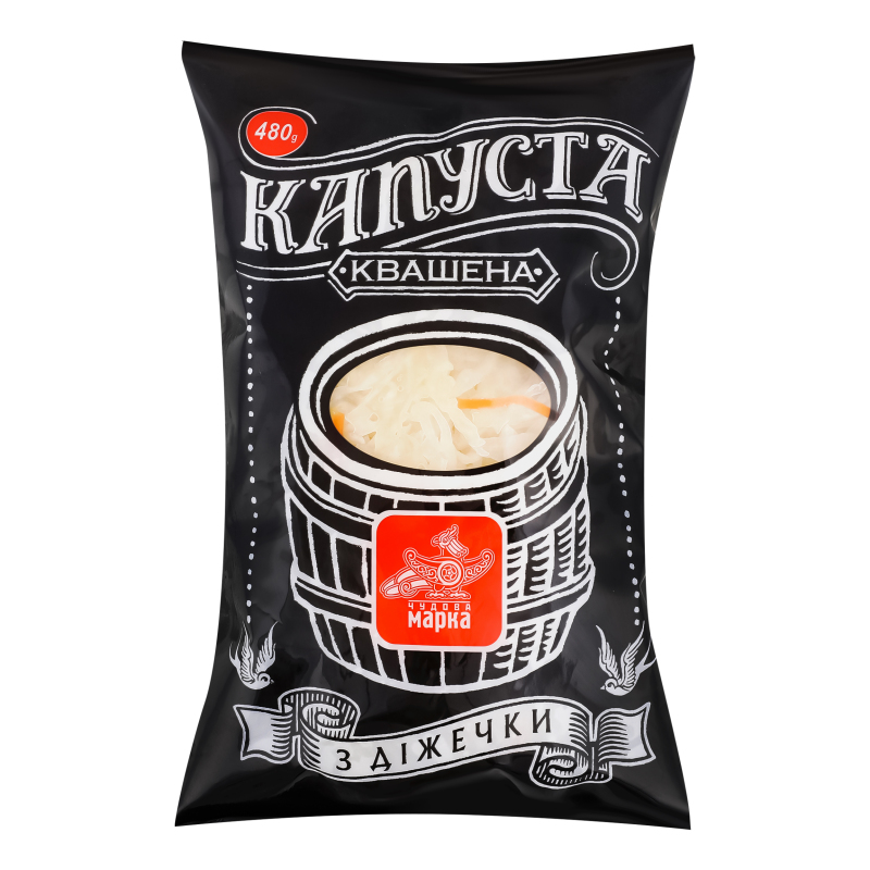 くうこページ Капуста квашена З діжечки Чудова марка м/у 480г Чудова марка
