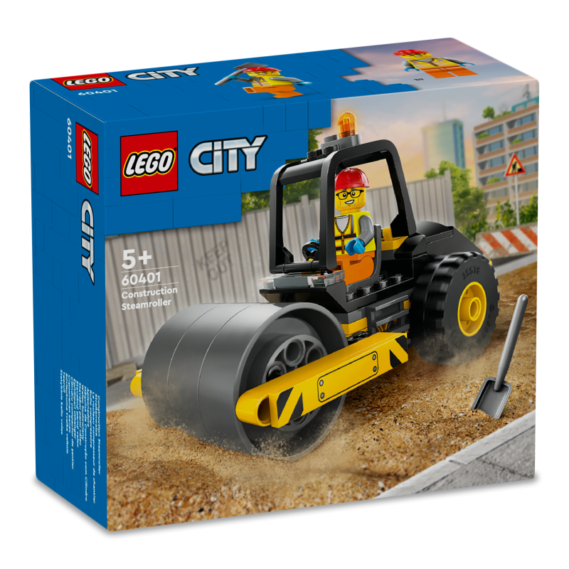 Конструктор Сіті Будівельний паровий каток 60401 Лего