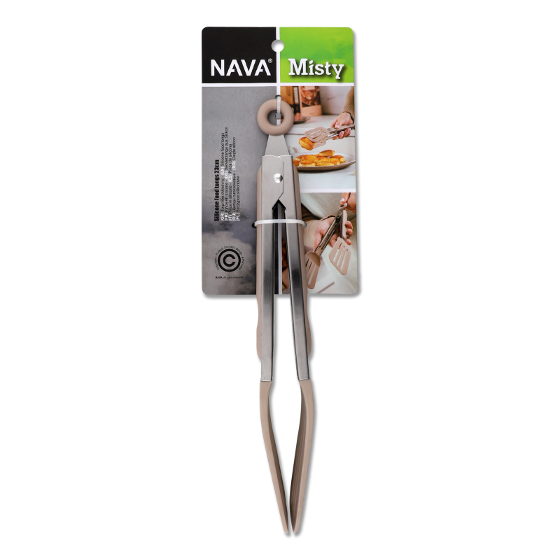 Щипці Misty силікон/нержавіюча сталь 26см 10-111-016 Nava