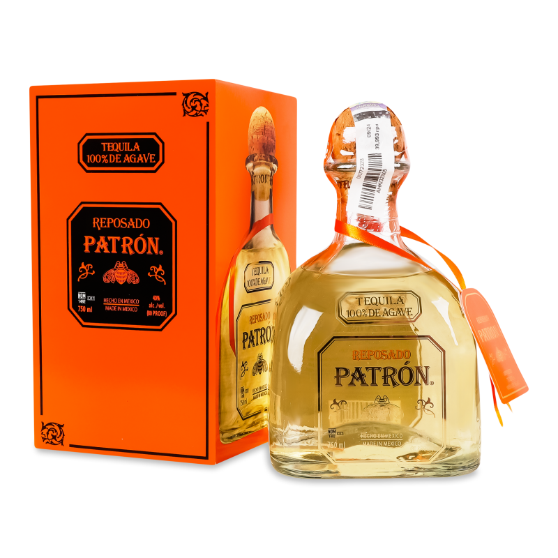 Текіла Reposado 40% 0,75л коробка Patron