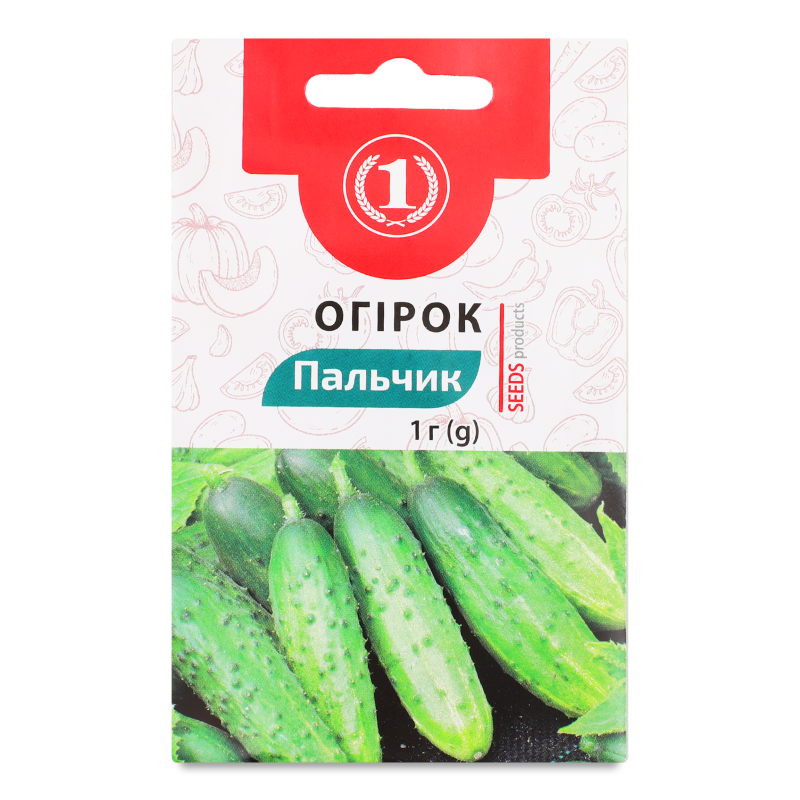 Насіння Огірок Пальчик 1г ТМ “1”