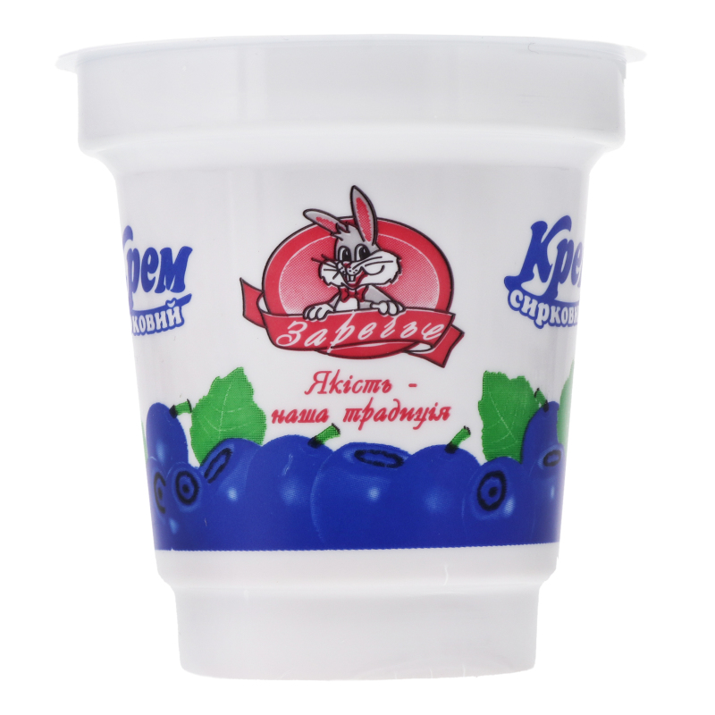 Крем творожный Заречье с фруктовым нап черника 5% стак 150г Заречье ...