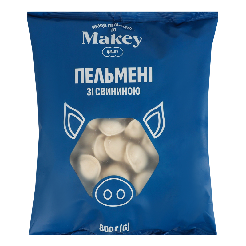 ミーミルさん　0406 Пельмени замороженные со свининой Makey м/у 800г Макей