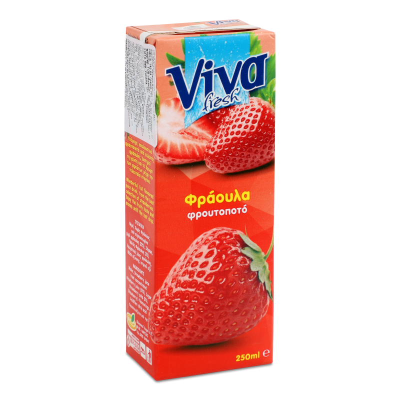 Напій безалкогольний Полуниця 250мл т/п Viva Fresh