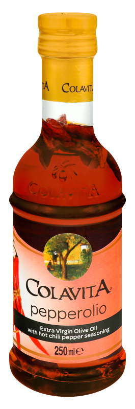 Масло оливковое ароматизированное Extra Virgin Pepperolio Colavita c ...