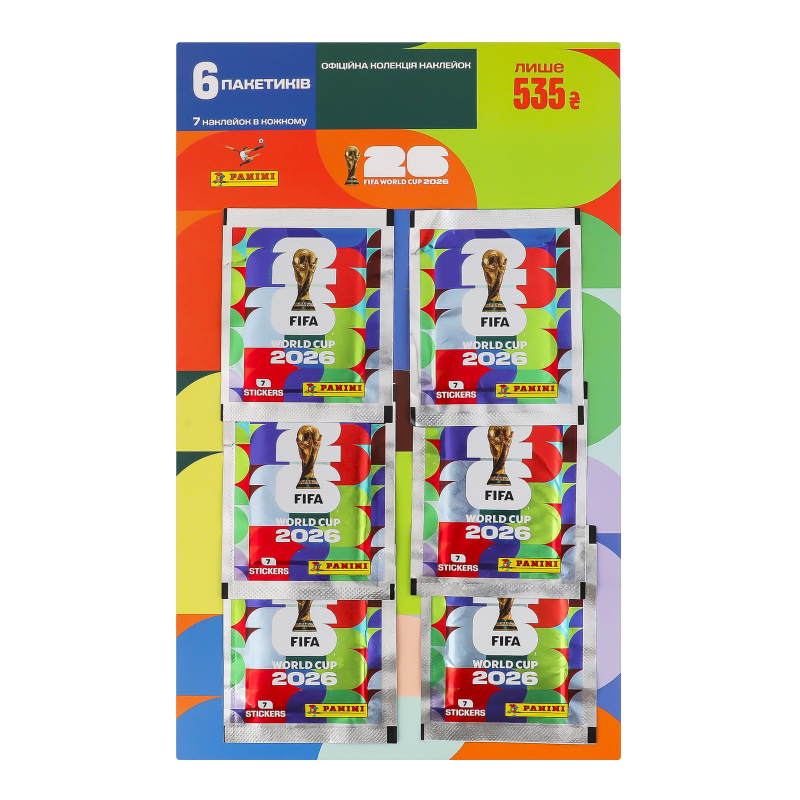 Мультипакет FIFA World Cup 2026 Panini 6х7шт Panini(4820297300036
