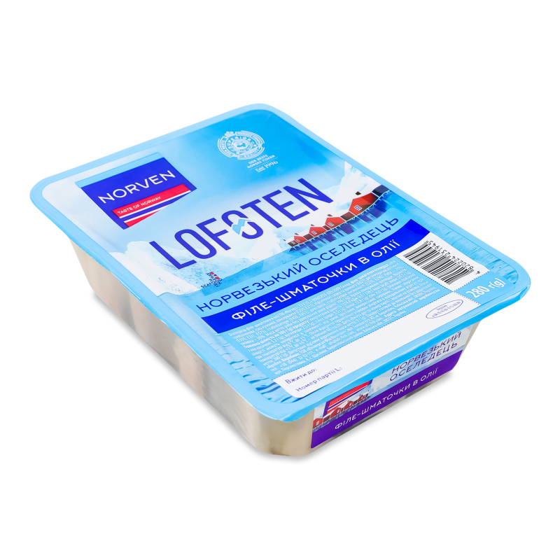 Оселедець в олії 280г Норвен