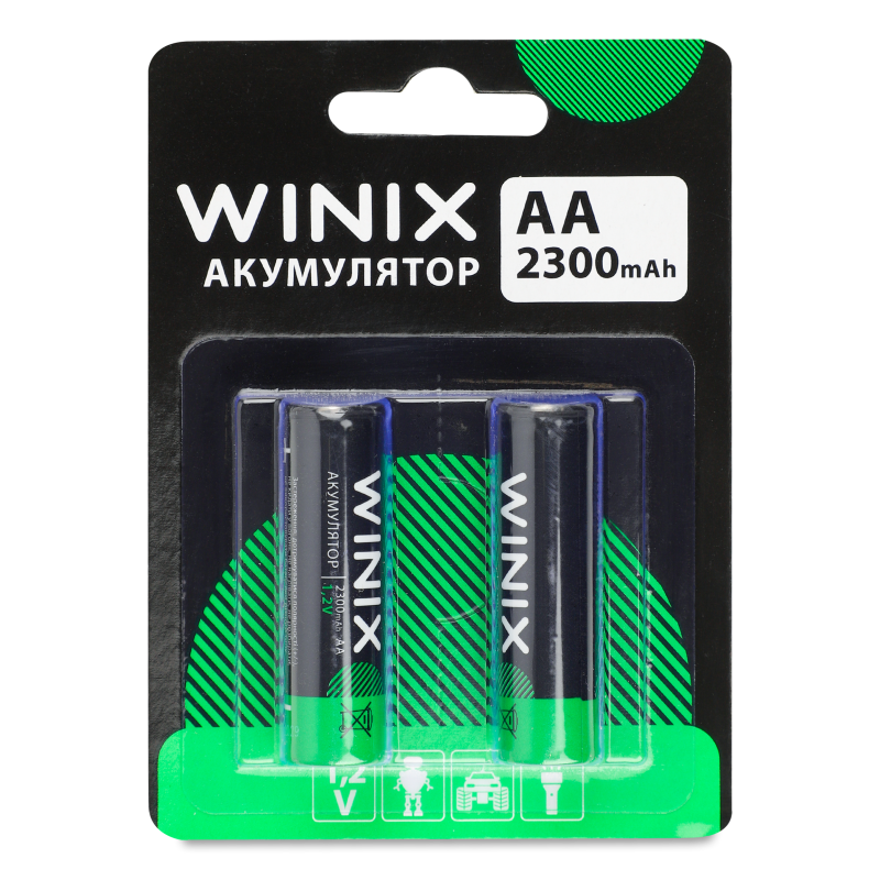 Акумулятор Ni-MH AA 2300мАч 2шт Winix