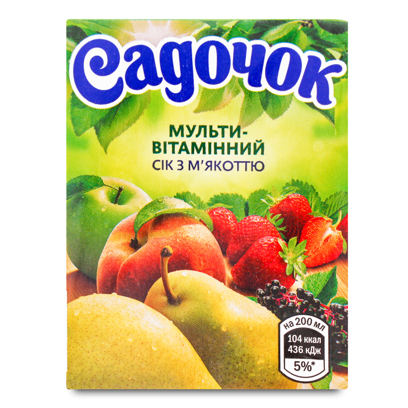 Нектар Мультивітамін 0,2л т/п Садочок