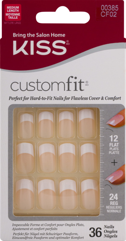 Kiss Custom Fit Nails Medium Length - 36 CT Kiss(731509003857): customers reviews @ listex.online