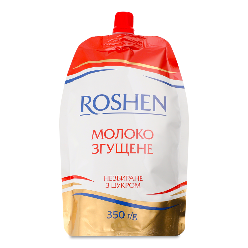 Молоко згущене незбиране з цукром 350г д/п Roshen