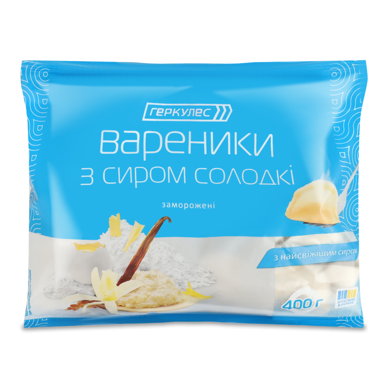 Вареники з сиром 400г Геркулес