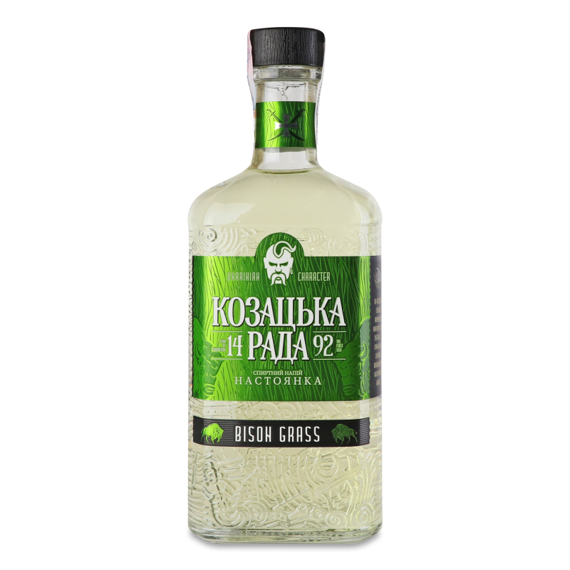 Настоянка Зубровка 37,5% 0,5л Козацька Рада