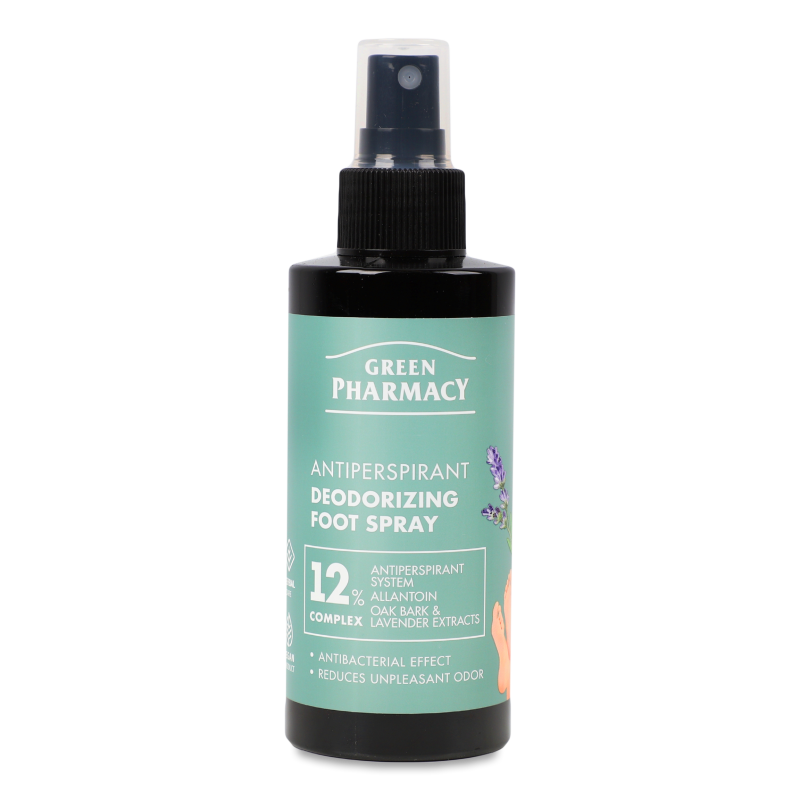 Спрей-антиперспірант д/ніг дезодоруючий 150мл Green Рharmacy