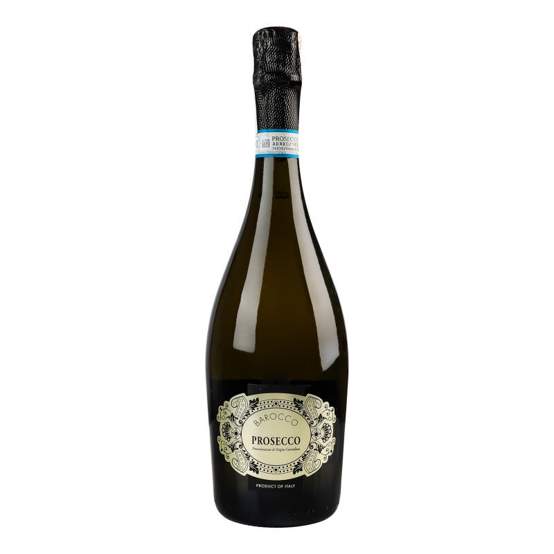 Вино игристое 0.75л 11% белое сухое Extra Dry Prosecco Barocco бут ...