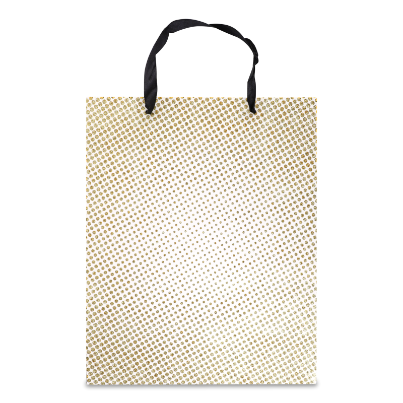 Пакет подарунковий з глітером 26*32*12см