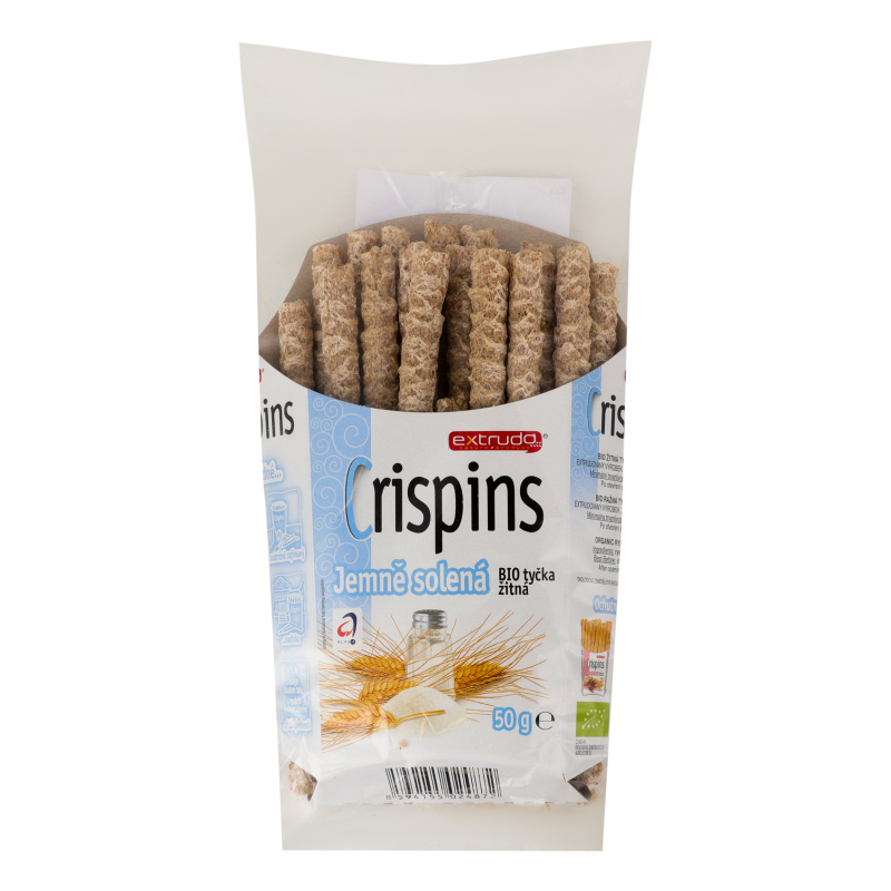 Палички органічні із сіллю Crispins Extrudo м/у