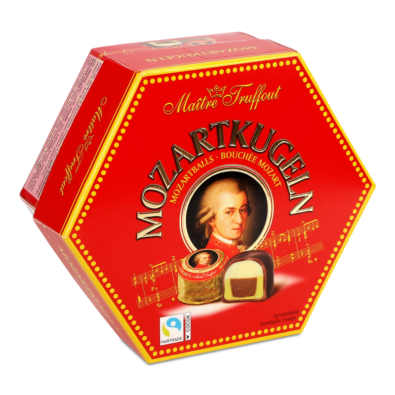 Цукерки Mozart шоколадні з марципаном 300г Maitre Truffout