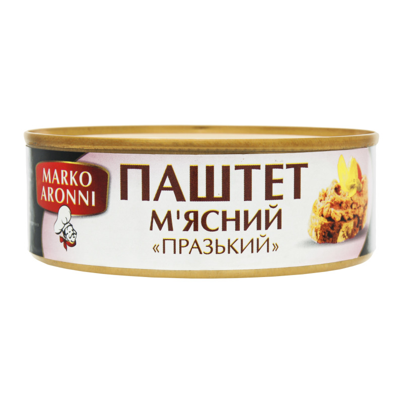 Паштет мясной Пражский Marko Aronni ж/б 240г(14820199270731): купить в ...