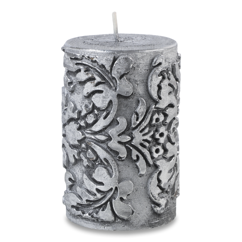 Свічка Барокко срібло B*С07*10/1-9.1 Candy Light