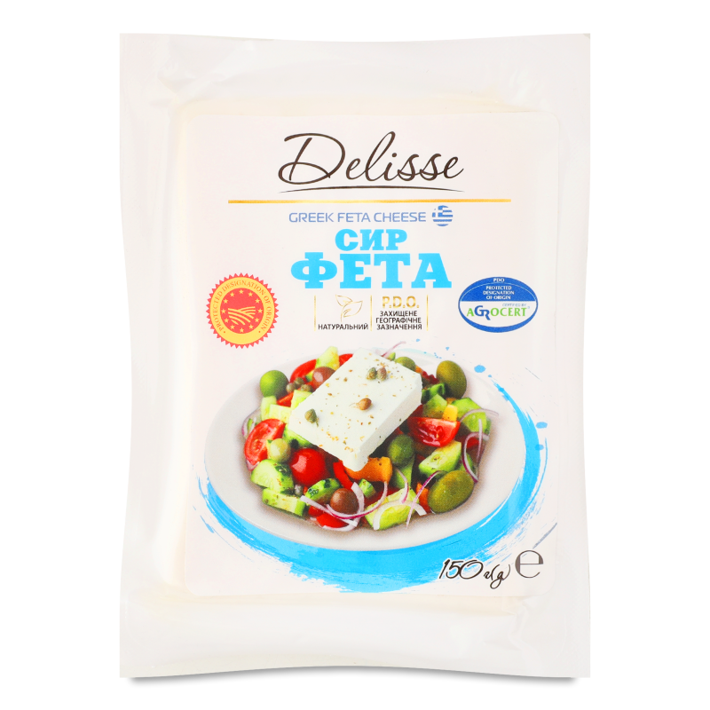 Сир Фета PDO 43% 150г Delisse