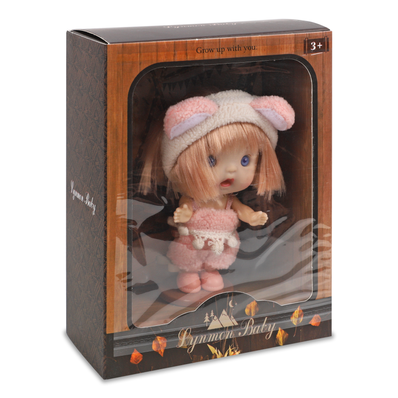 Іграшка Пупс в капелюсі з вушками 10см VA303628 Lynmon Baby