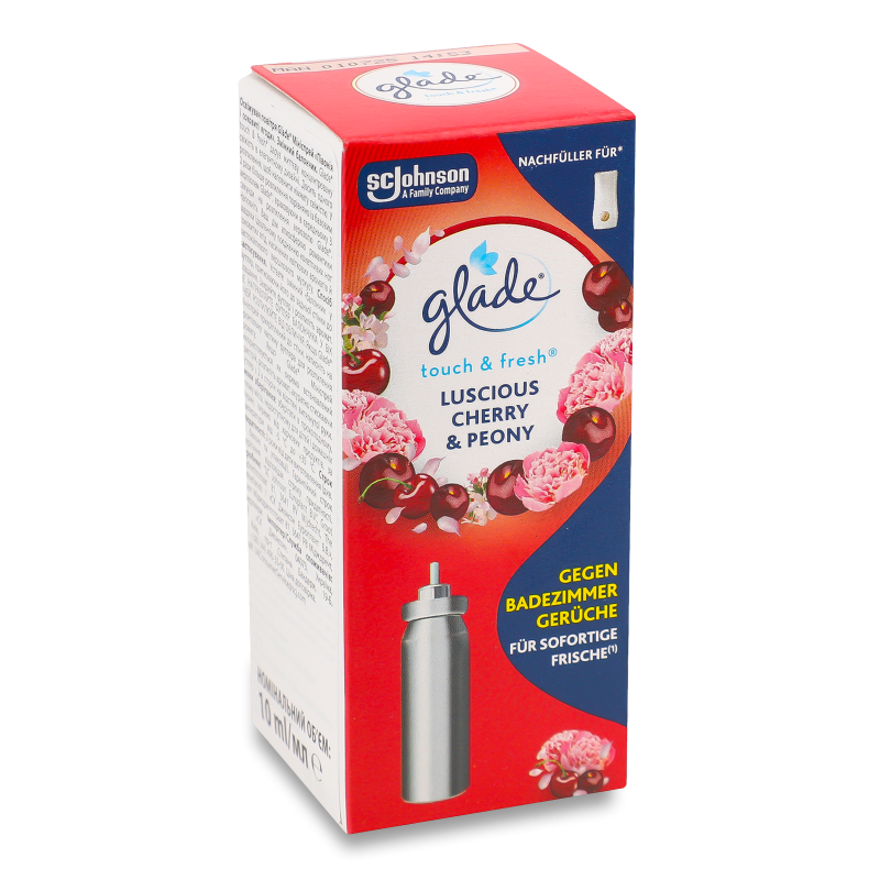 Освіжувач повітря Піон та соковиті ягоди 10мл мініспрей запаска Glade