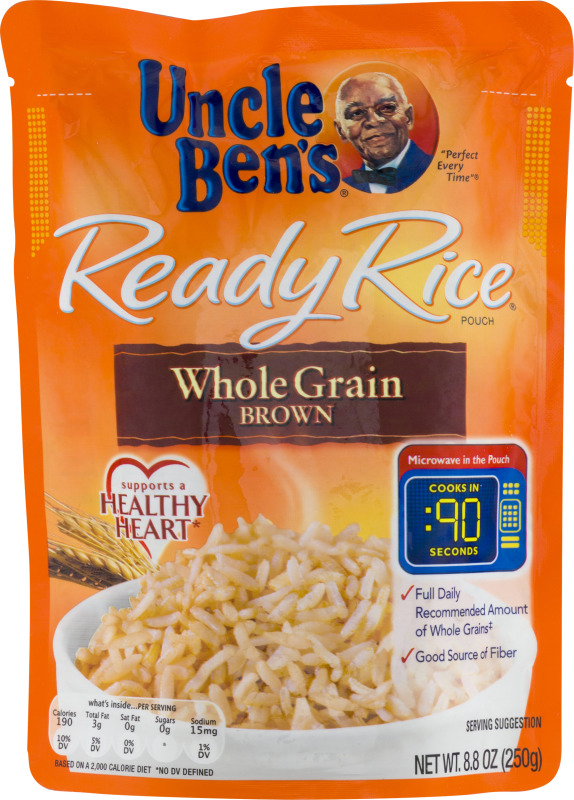 Uncle Ben's Ready Rice Whole Grain Brown Uncle Ben's(54800031771 ...
