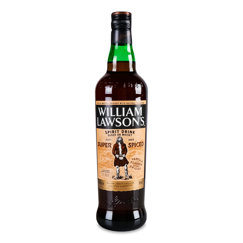 Напій лікеро-горілчаний на основі віскі Super Spiced 35% 0,7л WilliamLawson’s