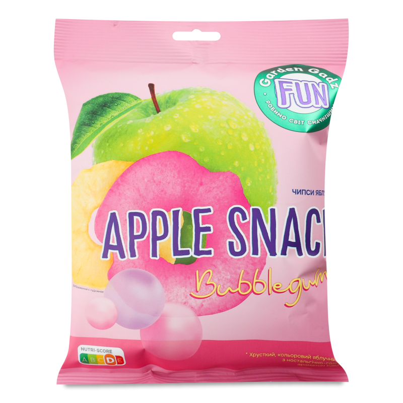 Чипси яблучні Bubblegum 40г Garden Gadz