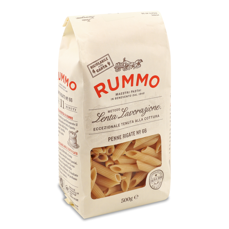 Паста Пенне Рігате №66 500г Руммо
