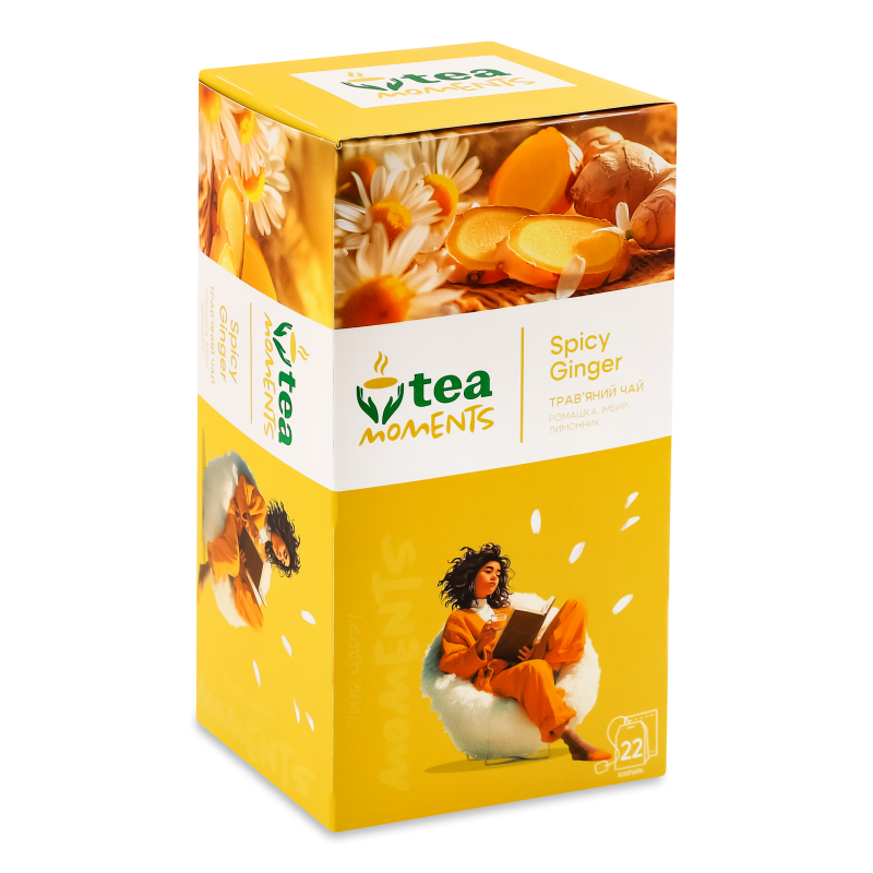 Чай трав’яний Spicy Ginger 22*1,5г Tea Moments