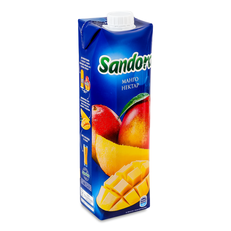 Нектар Манго 0,95л призма Sandora