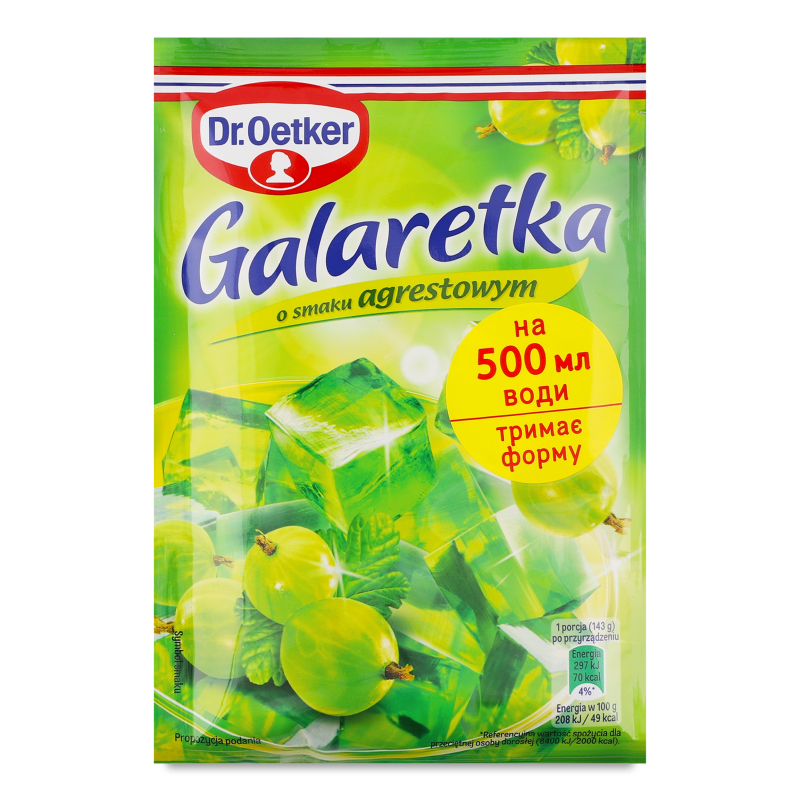 Желе Галаретка з смаком агруса 72г Dr.Oetker