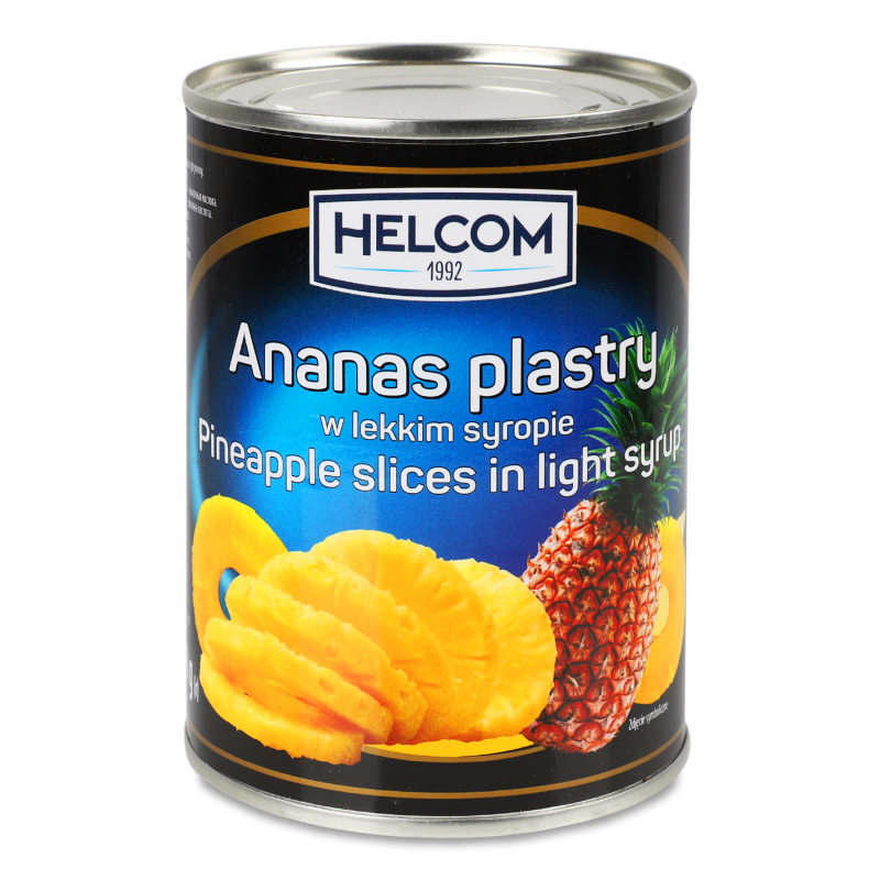 Ананас кільця в сиропі 580мл ж/б Helcom