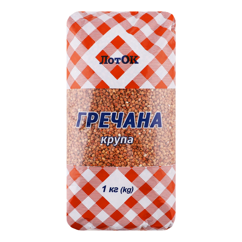 Крупа гречана ядриця швидкорозварювана ЛотОК 1ґ м/у