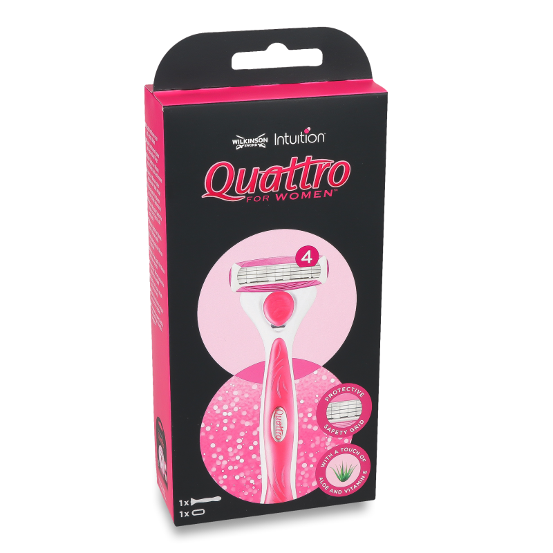 Станок д/гоління Кватро фо вумен+1картридж Вілкінсон Сворд