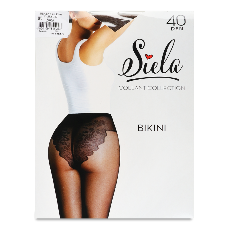 Колготи жіночі Бікіні табако 40ден р.2 Сіела