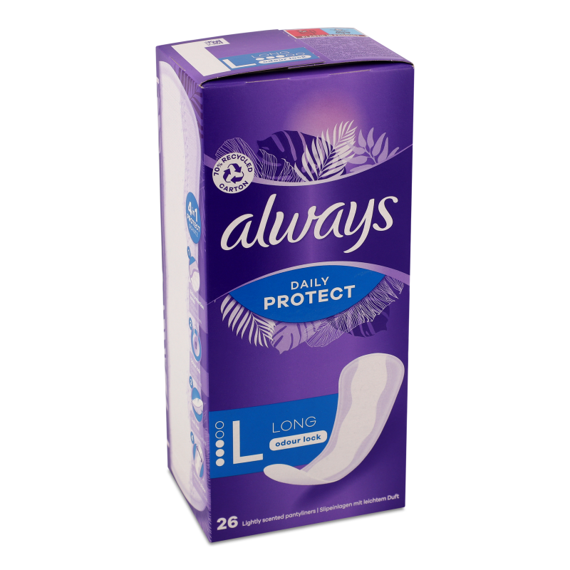 Прокладки щоденні Дейлі Протект лонг ароматизовані 26шт Олвейс