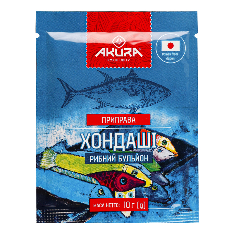 Приправа Рыбный бульон Хондаши Akura м/у 10г Akura(14820178463291 ...