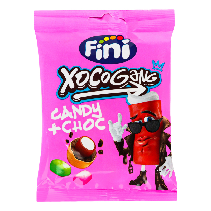 Цукерки з фруктовим смаком в молочному шоколаді Xocogang Fini м/у