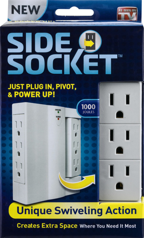 As Seen On TV Side Socket Swiveling Socket As Seen On TV(740275011836 ...